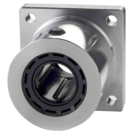 Thomson Linear Ball Bearing, 1 in. Bore, 3.01 in. Nominal Bolt Circle Diam, 4 Bolt Square Flange SSUFB16